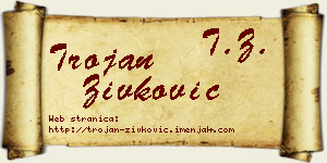 Trojan Živković vizit kartica